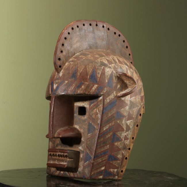 3035 African Mask Bobo Helmet