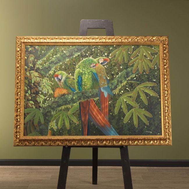 Painting Macaws Ekkachai