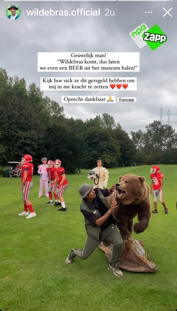 Brown bear from By Max during a Zapp production with Wildebras